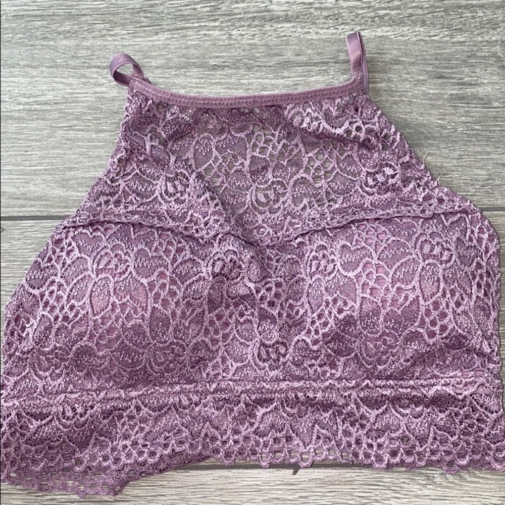 Purple bralette